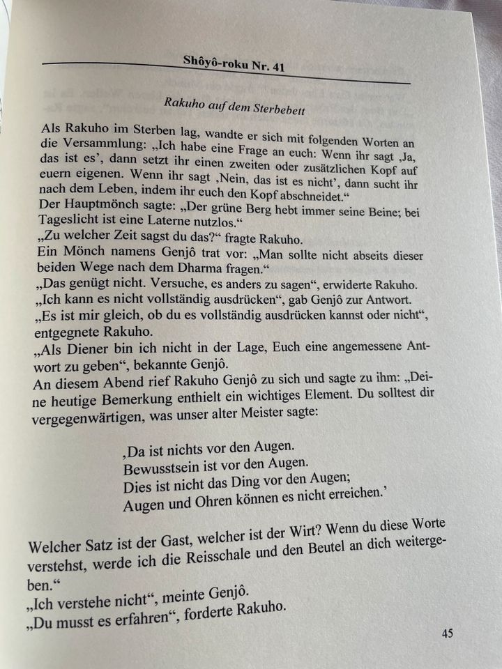 Die große Koan-Sammlung Buch I und II in Merkendorf