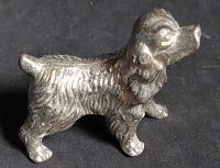 Kleine Hunde-Figur Spaniel ca. 5 x 4,5 cm (vermutlich Zinn) Baden-Württemberg - Mannheim Vorschau
