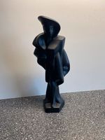 Skulptur Statuette Figur Frau Keramik Anzug schwarz 80iger Mitte - Tiergarten Vorschau