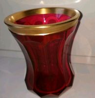 Antik Moser Bohemian glas rot Goldrand seltene Stück Sammelstück Bayern - Augsburg Vorschau