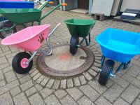 Kinder-Schubkarre / Mini - Gartenkarre 20 Liter in pink, blau Niedersachsen - Moormerland Vorschau