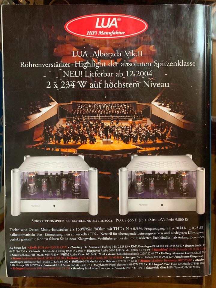 STEREO 11-2004, November 2004, Hifi, High End in Dillingen (Saar)