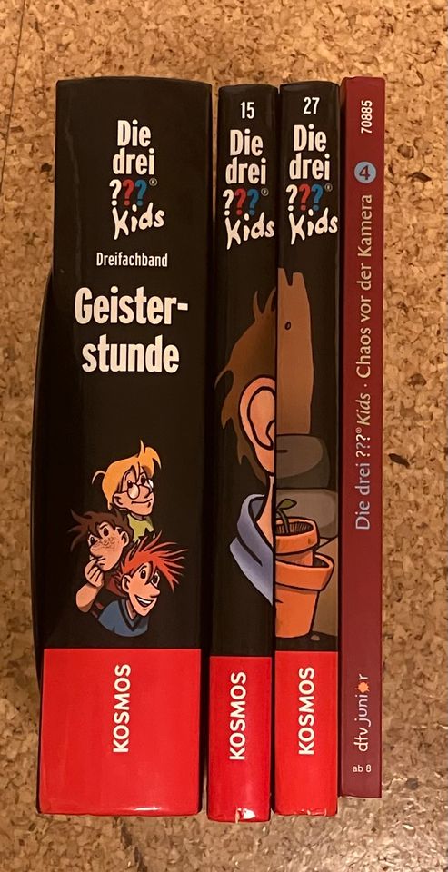 Drei Fragezeichen Kids Bücher und ein Dreifachband in Stocksee