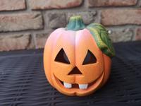 Halloween-Deko: Kerzenhalter Kürbis aus Keramik Nordrhein-Westfalen - Kerpen Vorschau