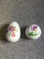 2 Porzellan Ei Dose Blumendekors PM Krone DDR bzw. Ungarn Bayern - Gilching Vorschau