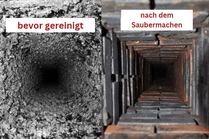 Umfassende mechanische Reinigung von Schornsteinen 12 m in Schöneiche bei Berlin