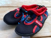 Badeschuhe/Schwimmschuhe von Scout mit Ninja, schwarz/rot, Gr. 25 Bayern - Gröbenzell Vorschau