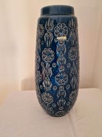 Große Scheurich Vase Bodenvase blau Bernina Blumen 70 er Rheinland-Pfalz - Deesen Vorschau