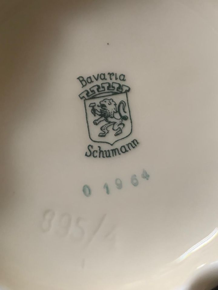 Service mit Mohnblumen Bavaria Schumann 1964 und Czechoslovakia in Habichtswald