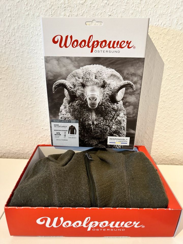 Woolpower Zip Turtelneck 200 Gr. XS in Büdelsdorf