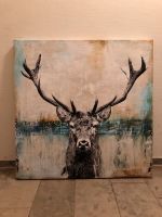 Bild Hirsch Leinwand 100x100x5cm Rodenkirchen - Sürth Vorschau