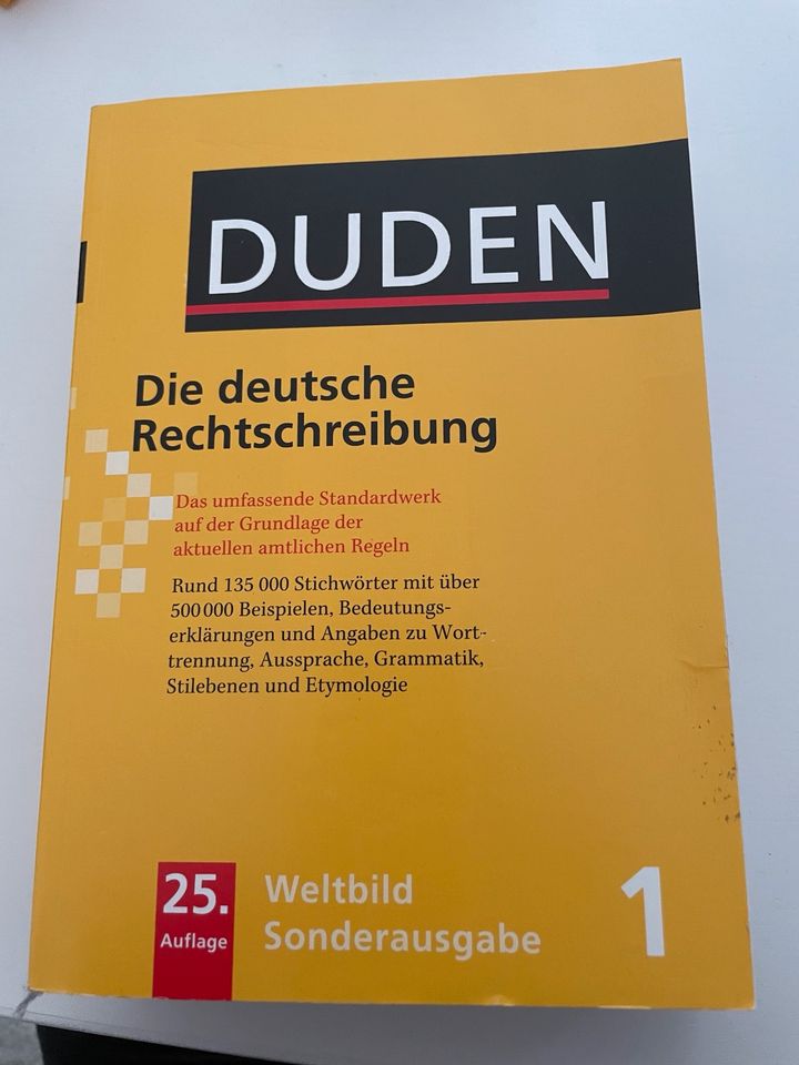 Duden 25. Auflage in Braunschweig