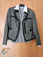 Taifun Blazer/Kurzblazer und Bluse 38 schwarz gestreift Bayern - Rödental Vorschau