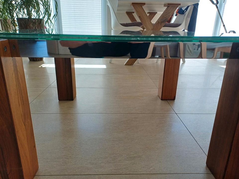 Wohnzimmertisch Tisch Couchtisch 80 x 80 Crashglas Bruchglas in Frankfurt (Oder)