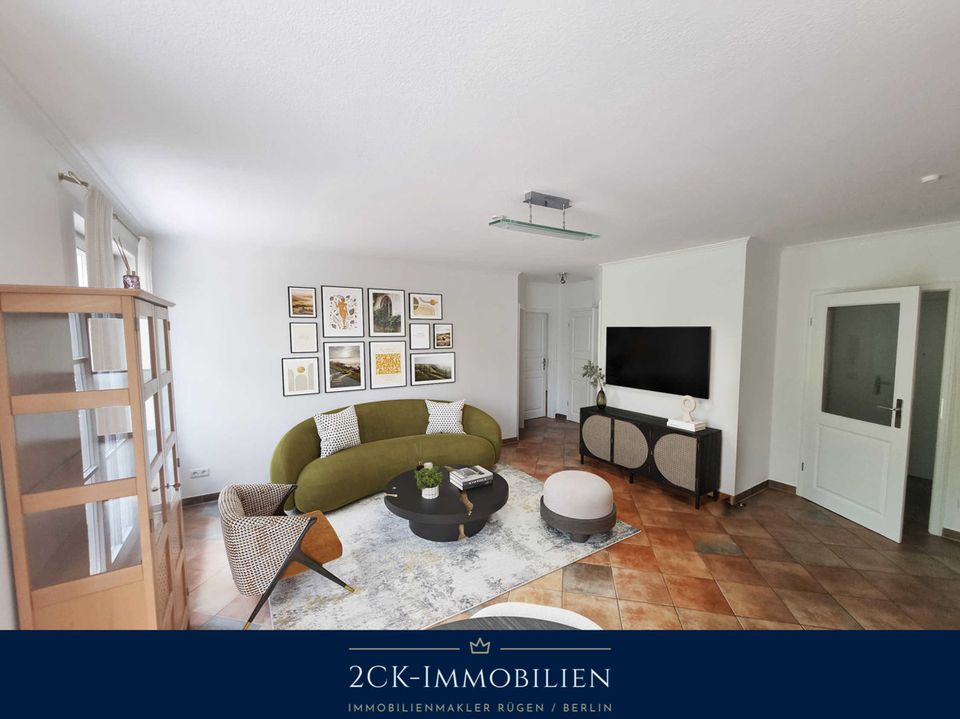 3 Zimmer Eigentumswohnung Villa Granitz im klassischen Bäderstil, 32m² Terrasse, Top-Lage Binz! in Ostseebad Binz