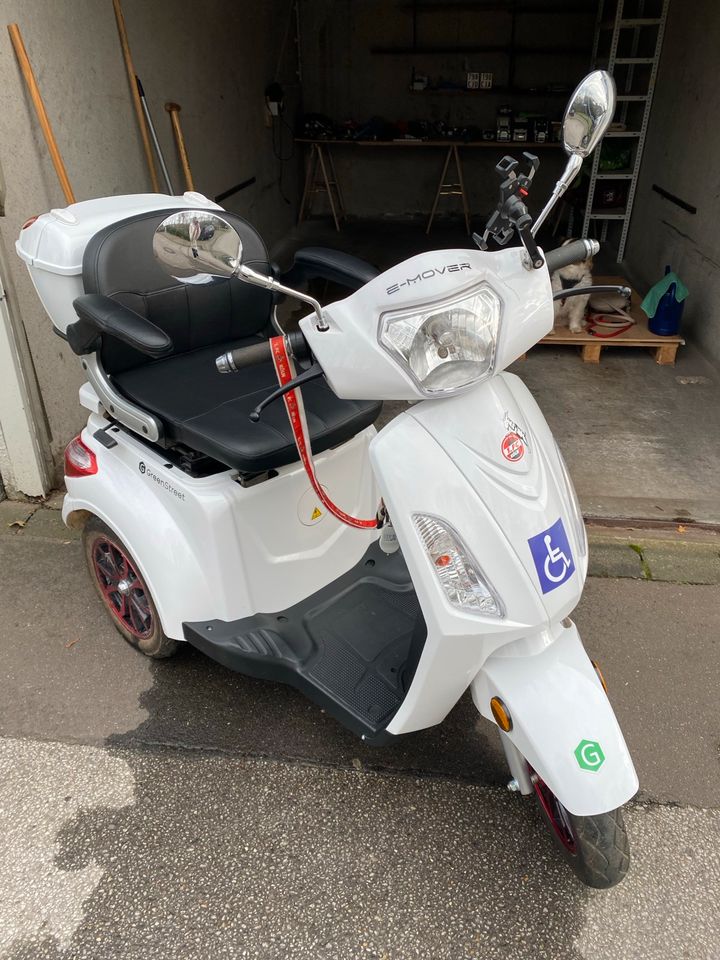 Elektromobil E -Mover 800 W 25 km/h weiß inkl Topcase in Köln