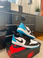 Nike Air Jordan 1 Retro Low OG Sneakers Black Dark Powder Blue Nordrhein-Westfalen - Oerlinghausen Vorschau