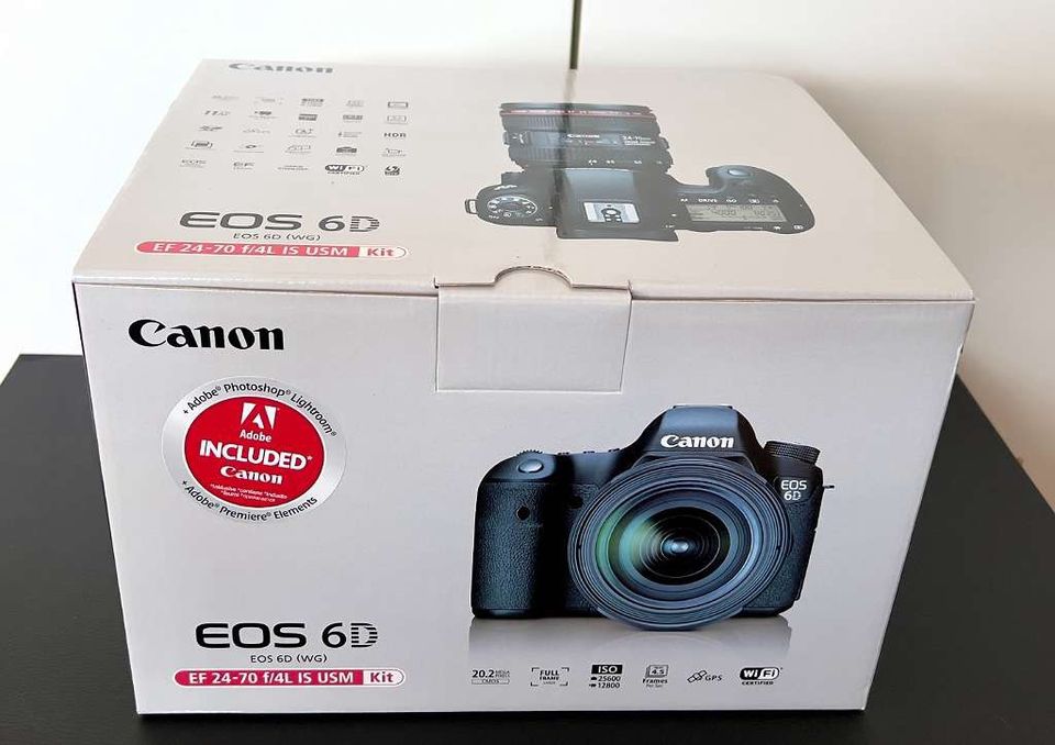 Canon EOS 6D EF 24-70 f/4L IS USM Kit NEU in Zudar