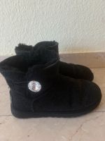 Originale schwarze UGGS mit Glitzer Frankfurt am Main - Eschersheim Vorschau