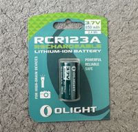 Olight Akku RCR123A Lithium 3,7V 650mAh 2.4Wh Thüringen - Jena Vorschau