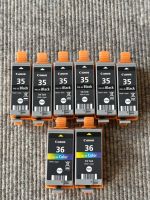 8 original Canon Tintenpatrone CLi 36 und PGi35 - LEER Nordrhein-Westfalen - Hamm Vorschau