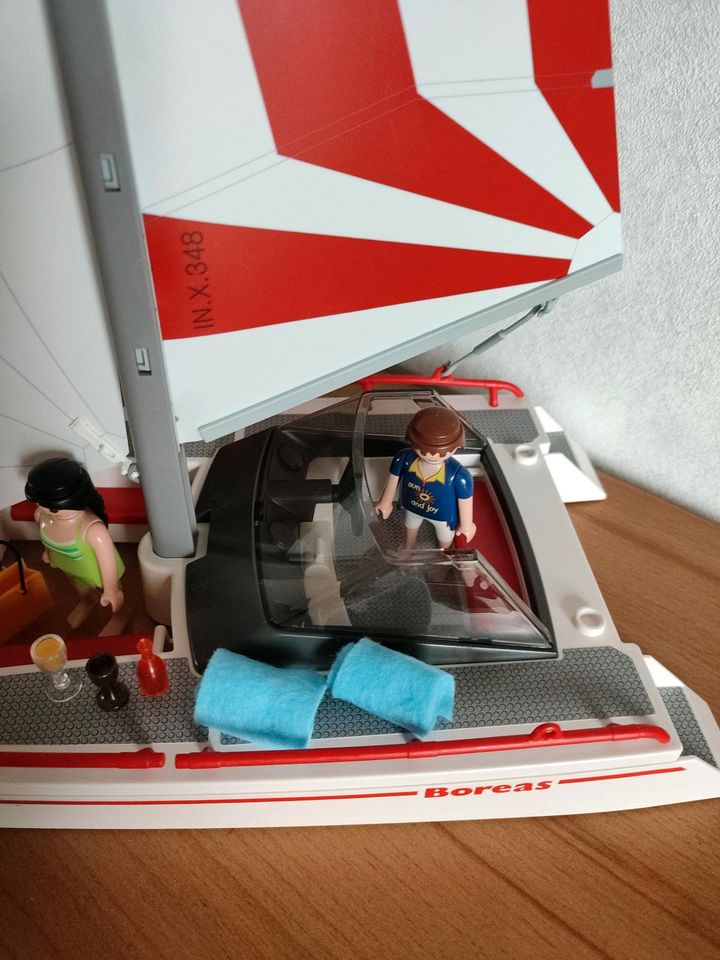 Playmobil 5130 Katamaran Boot Segeln Urlaub in Brilon