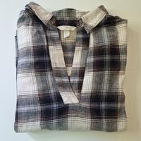 H&M Damen Karo Flanell Tunika Bluse Gr. L braun beige Bayern - Lohr (Main) Vorschau