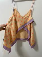 Zara Sommertop Pastellfarben Trägerhemd asymmetrisch Gelb Saarbrücken-West - Altenkessel Vorschau