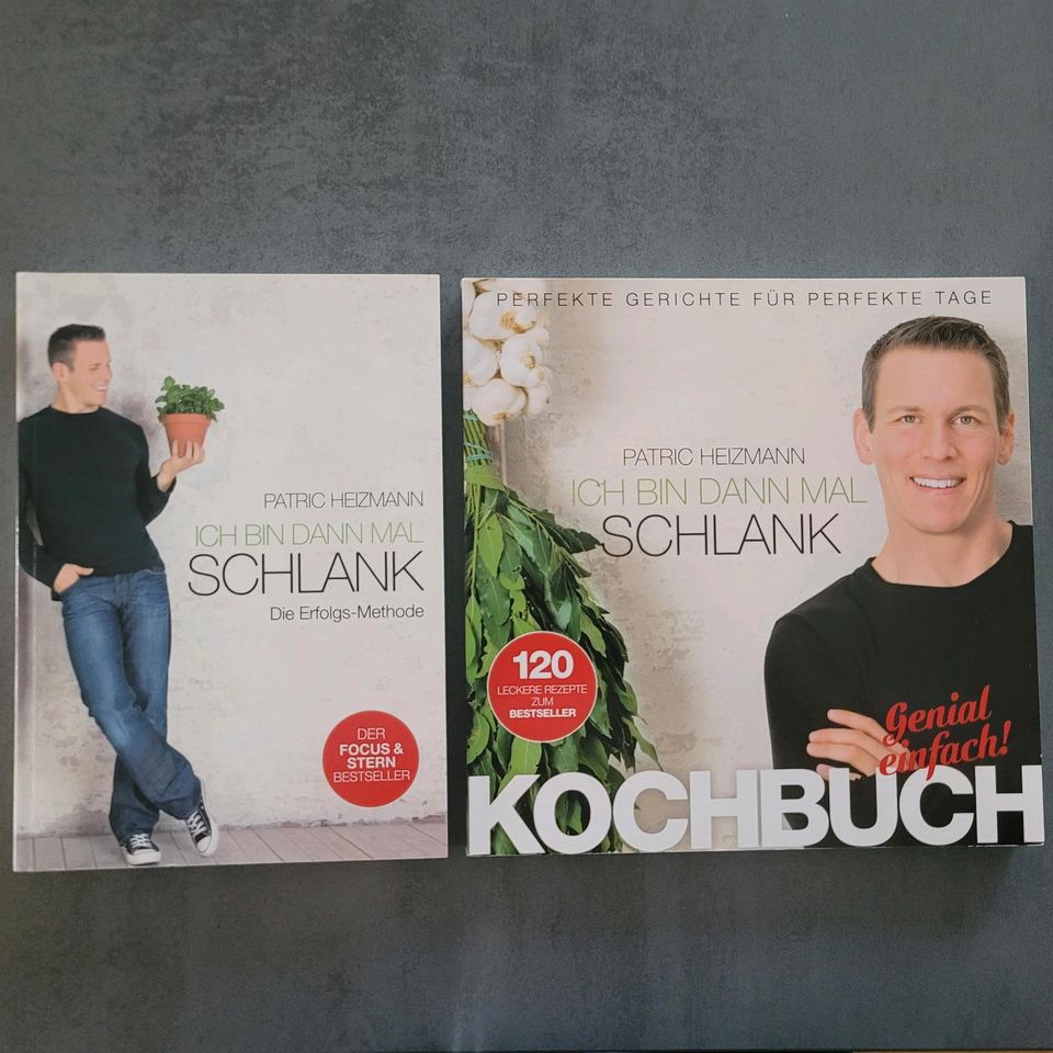 2 Bücher "Ich bin dann mal schlank" Patric Heizmann in Lauf