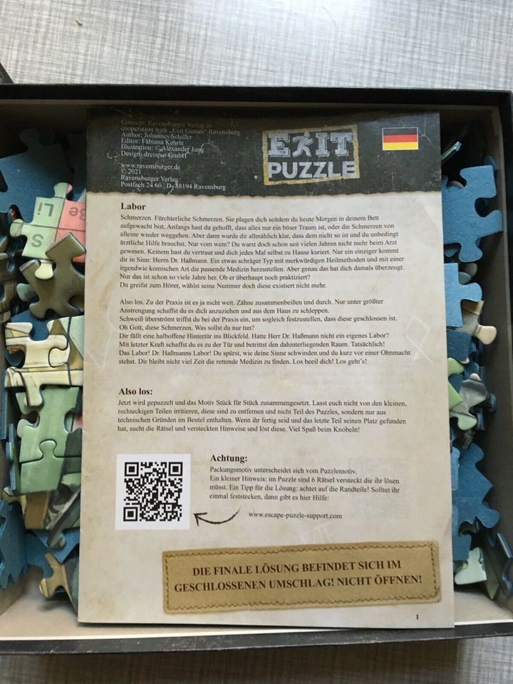 Puzzle, Ravensburger, Exit Puzzle in Berlin