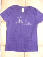 Hübsches T-Shirt mit Aufdruck Print, lila, Größe S Rheinland-Pfalz - Saarburg Vorschau