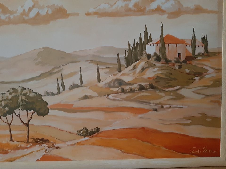 Wandbild Toskanische Landschaft in Schnaittach