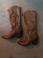 Cowboy Lederstiefel hellbraun Gr. 39 Bayern - Waldkraiburg Vorschau