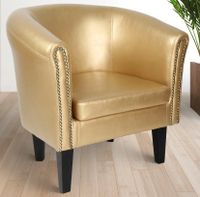 Chesterfield Sessel Sitz Loungesessel Gold Hessen - Hainburg Vorschau