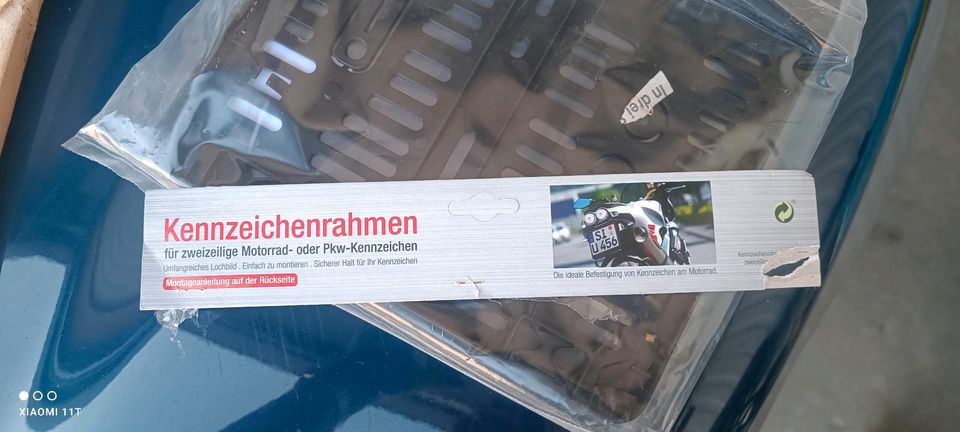 Motorrad Kennzeichenramen in Dollnstein