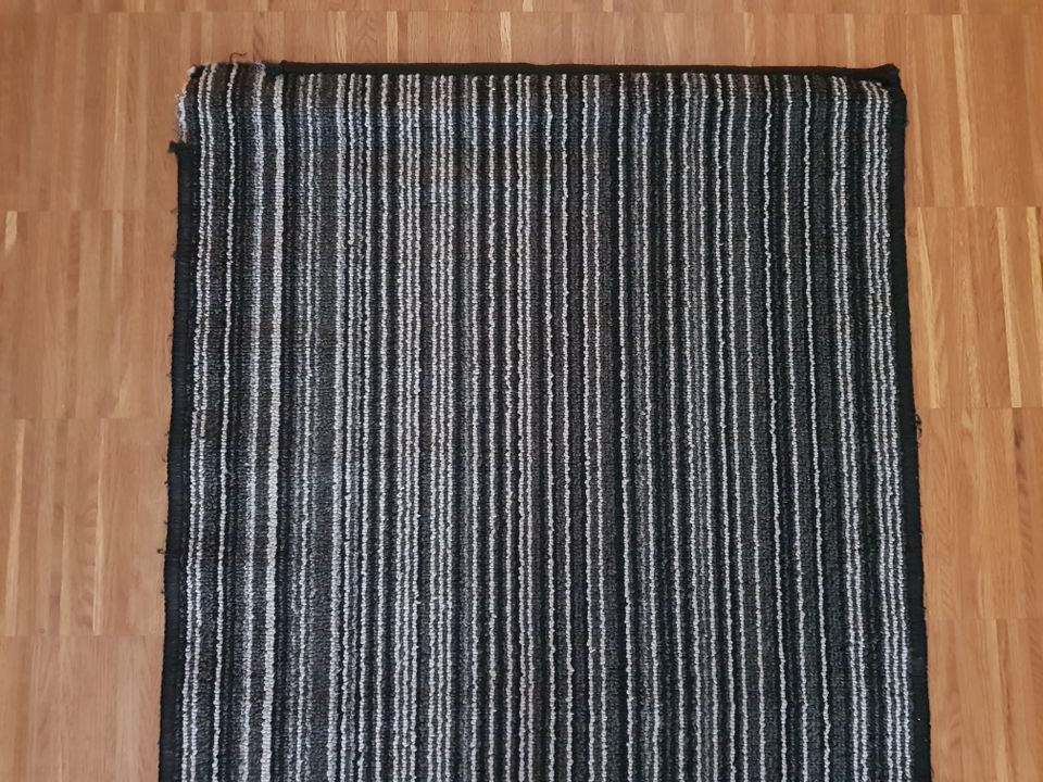 Küchenläufer Teppich-Läufer schwarz weiß 176x57 180x60 60x180 in Karlsruhe