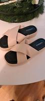 Pantolette Sandale,  beige schwarz, 36, neu Hessen - Schwalbach a. Taunus Vorschau