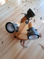 Deckenlampe Strahler Holz Kiefer 3x60W 70er Jahre Wandsbek - Hamburg Jenfeld Vorschau