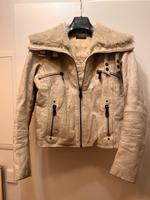 Weiße Kunstlederjacke Gr 38 Bayern - Kempten Vorschau