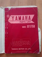 orig. Teilelist Parts List YAMAHA DT 175 D (1976)  +GUT+ Nordrhein-Westfalen - Simmerath Vorschau