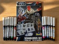 Schablonen-Set, Starwars, mit 12 verschiedene Farbstifte Papier Nordrhein-Westfalen - Bünde Vorschau