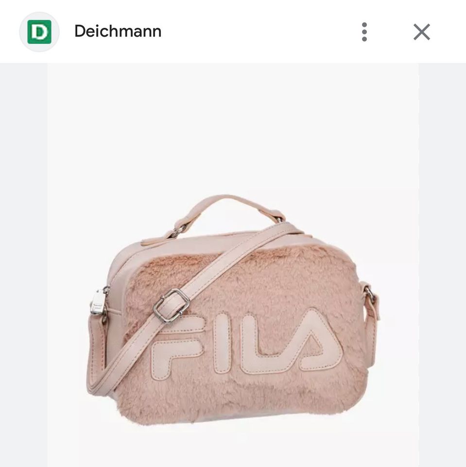 FILA Handtasche, rosa Plüsch, unbenutzt in Saarbrücken