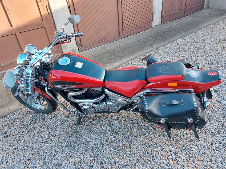 Suzuki VZ 800 Marauder Chopper rot/schwarz in Dahme/Mark