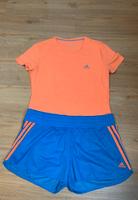 Adidas Climalite Running Set Outfit Shirt Shorts | M/L Neon Lindenthal - Köln Sülz Vorschau