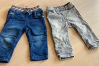 2x jeans / hose gr. 74/80 ab 3,5€ Grau, Blau Bayern - Großwallstadt Vorschau