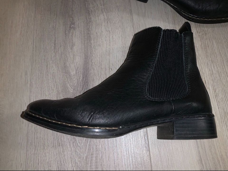 RIEKER Chelsea Stiefel Gr. 38 schwarz Stiefelette in Langenhagen