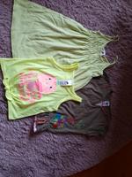 3 Sommer Shirts gr 98 gelb grün glitzer Bayern - Hutthurm Vorschau