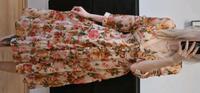 Blumenkleid mit tiefem V Ausschnitt beige Bayern - Oberhausen a.d. Donau Vorschau