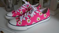 SCHÖNE SOMMER CONVERSE SNEAKERS*38,5*TURNSCHUHE*PINK*BLUMEN* Düsseldorf - Unterbach Vorschau