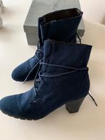 Schnürstiefelette Via de la Rosa, blau, Gr 40 Hessen - Kassel Vorschau